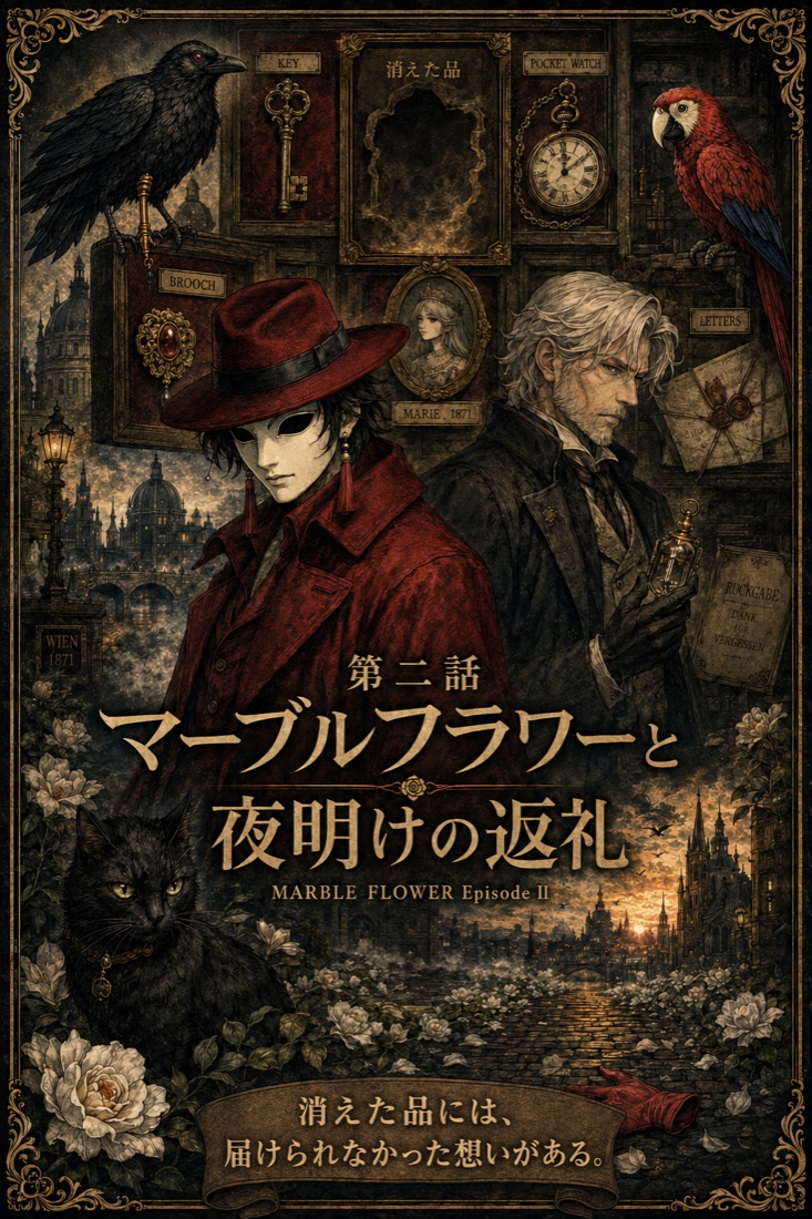 第二話 マーブルフラワーと夜明けの返礼 ポスター